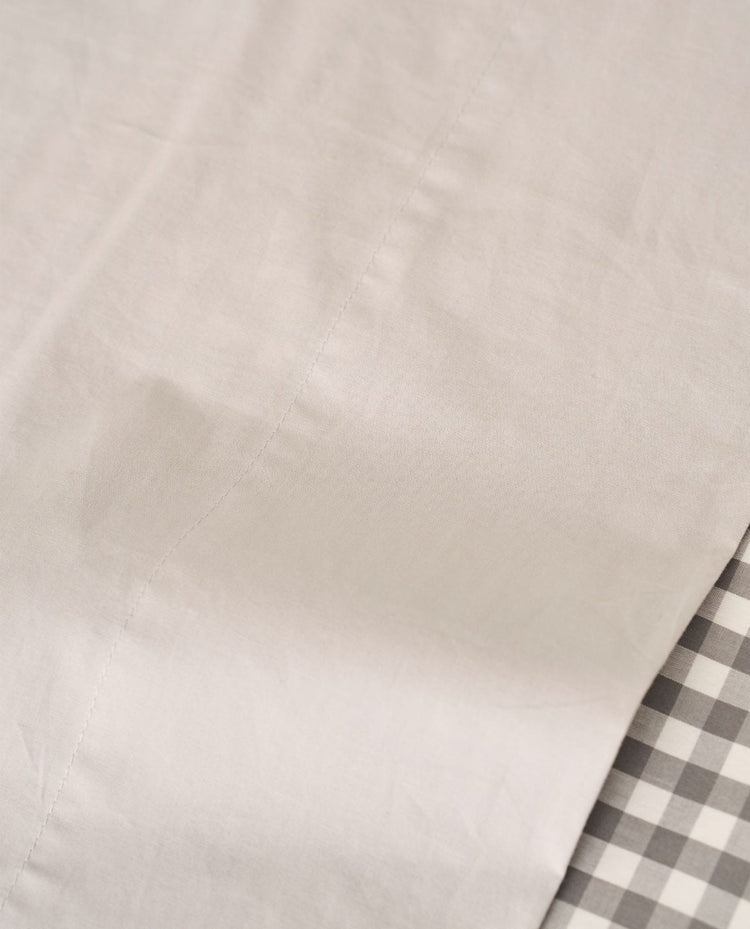 COTTON 200 thread count top sheet Grey