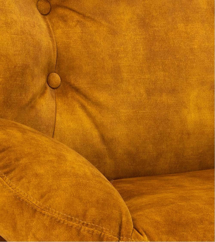 Sillón MEMENTO Heather Oxido, base cromada