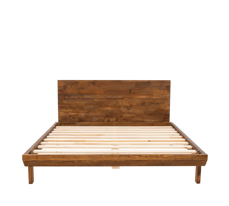 Cama individual de madera Rio Model, madera de pino - MARRÓN