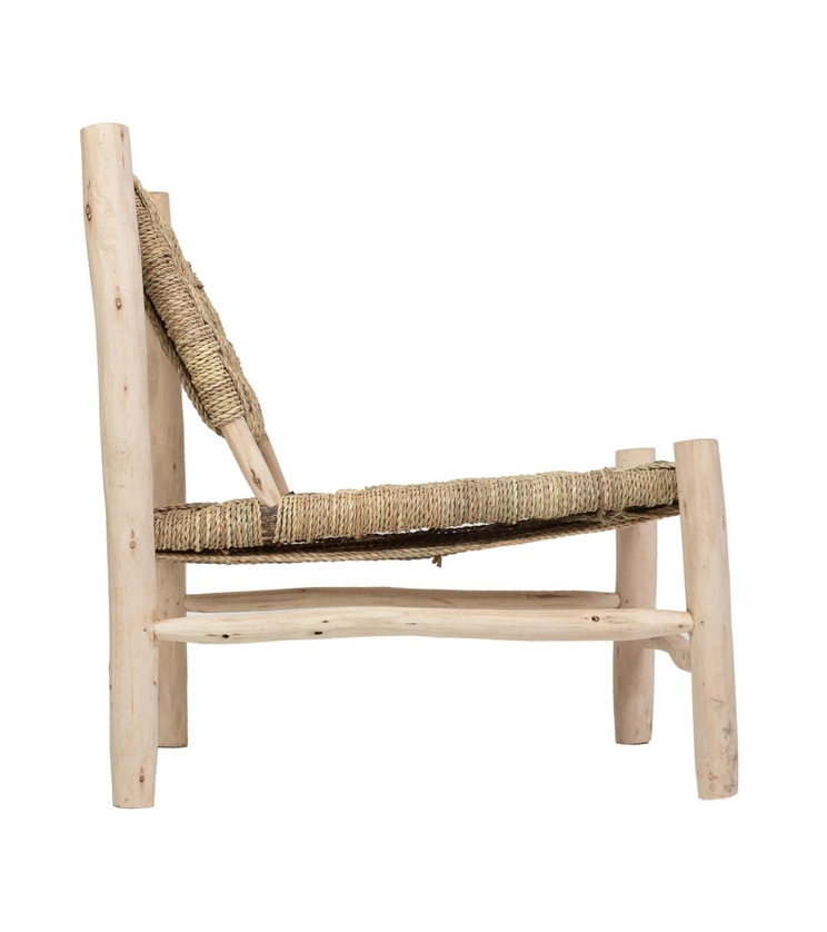 LODJO - Sillón de madera de doum y eucalipto