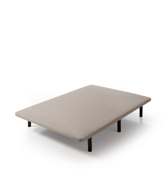 Base cama tapizada DULCES SUEÑOS en 3d beige ancho 105 cms