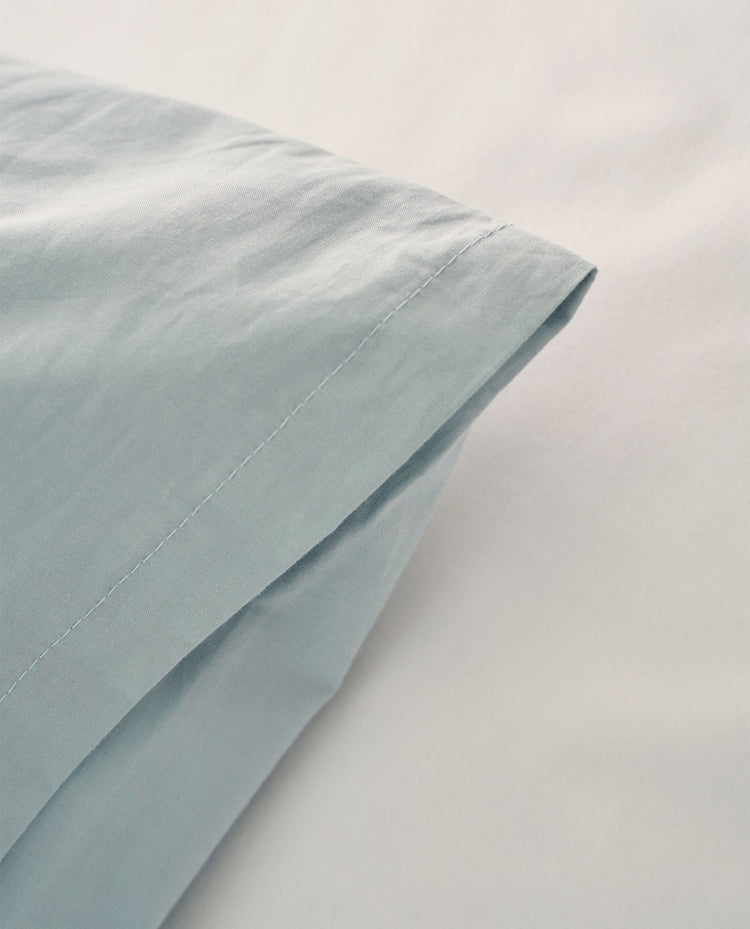 Funda de almohada COTTON 200 hilos Aqua