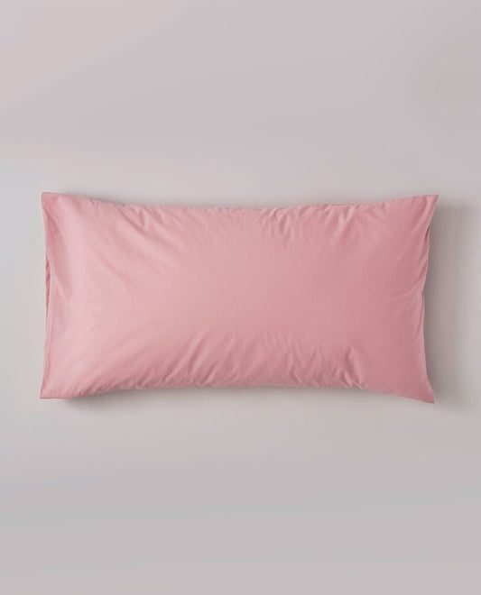 Funda de almohada COTTON 200 hilos Rosa