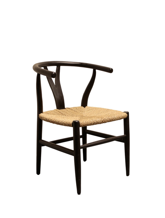 Silla SIESTA, de madera de acacia color negro