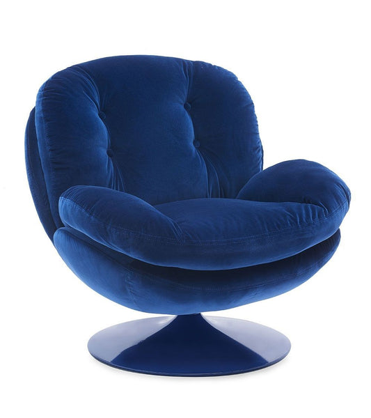 Sillón MEMENTO POP Heather azul, base azul