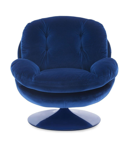 Sillón MEMENTO POP Heather azul, base azul