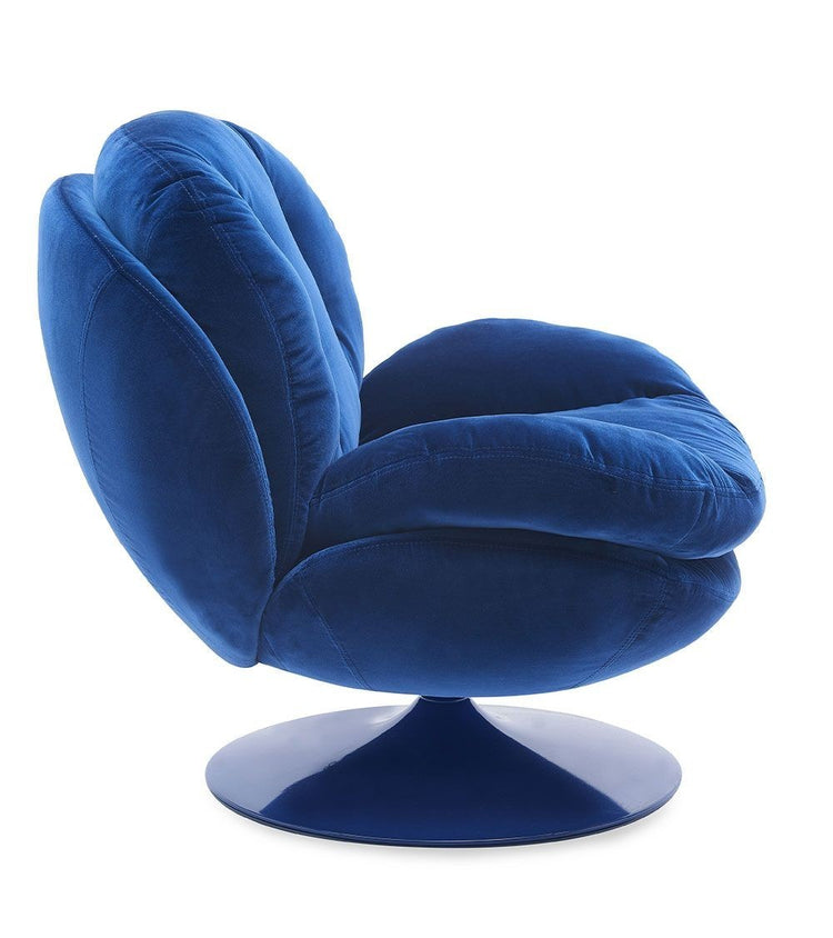 Sillón MEMENTO POP Heather azul, base azul