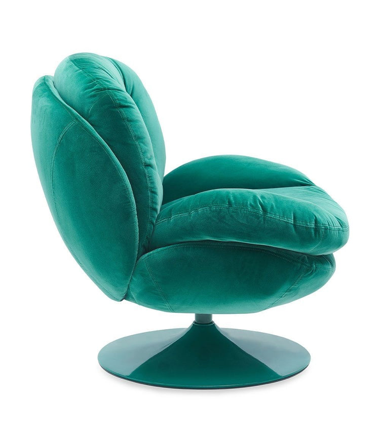 Sillón MEMENTO POP Heather Verde, base Verde