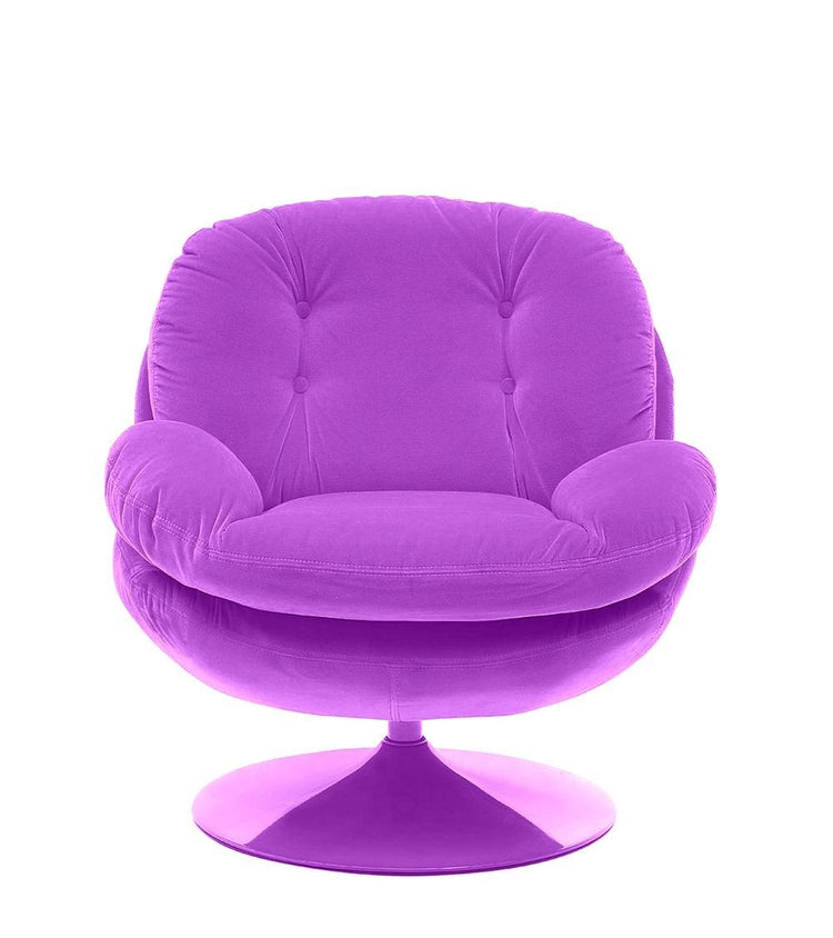 Sillón MEMENTO POP Heather Lila, base Lila