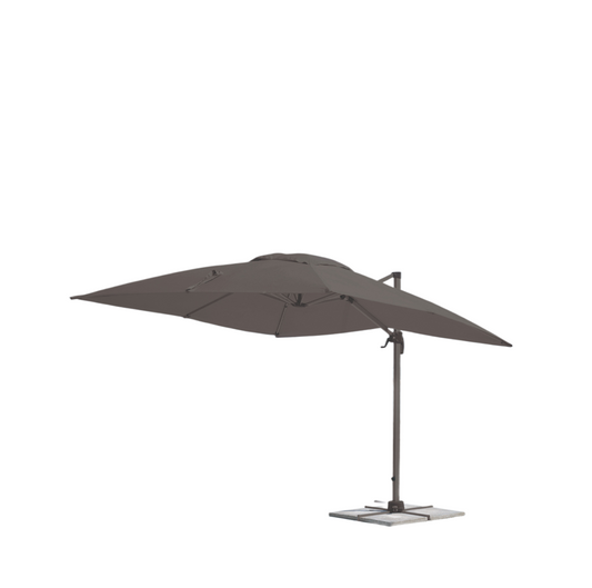 Parasol Jardín GABANA 300 ANTRACITA base aluminio negra